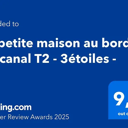 La Petite Maison Au Bord Du Canal T2 - 3étoiles - * Frontignan